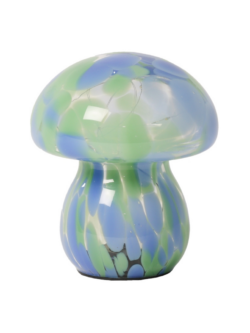 Au maison, Lamp mushy, chips,Green/blue 16xø13 cm