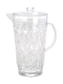 Rice, Acrylic jug, clear, with lid, 2,5 liter
