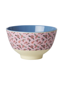 Rice Melamine bowl with a rose is a rose print, medium