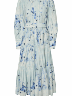 YAS billa long dress show, halogen blue/billa
