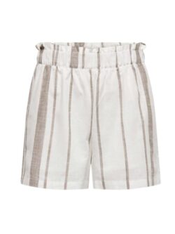 JDY Dorthea shorts, Cloud dancer/shitake