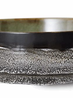 HK LIving,  70s ceramics, salad bowl, rock on