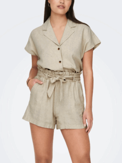 JDY, Say linen shorts, noos, melange
