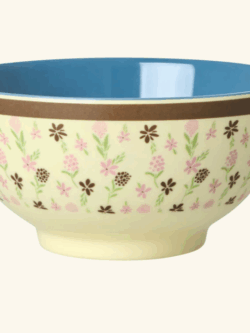 Rice, melamine bowl, Hacienda flower, medium