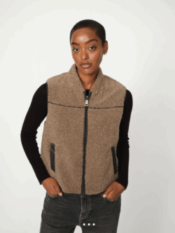 Mos Mosh, Rowe teddy waistecoat, falcon