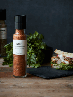 Nicolas Vahe, salt, parmesan, tomato & basil