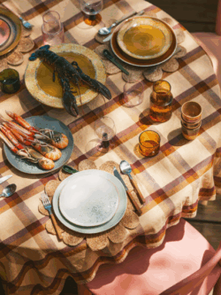 Hk Living, dinner plate, palms