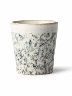 HK Living, 70s ceramics cofee mug, hail