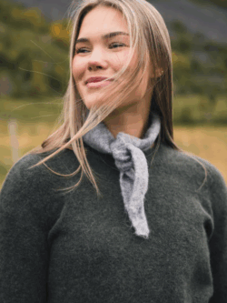 Samsøe Samsøe, Sanor diamond scarf, grey mel