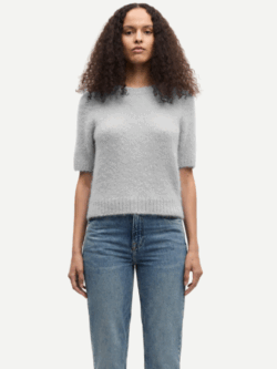 Samsøe Samsøe, Sajeanne top, light grey mel