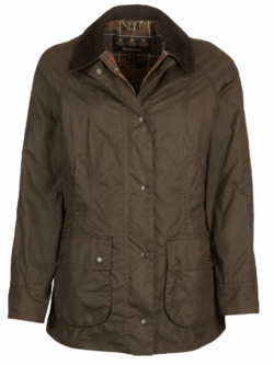 Barbour, classic beadnell wax jacket, olive - 34