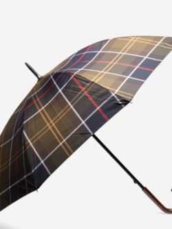 Barbour Tartan Full Length Umbrella, onesize