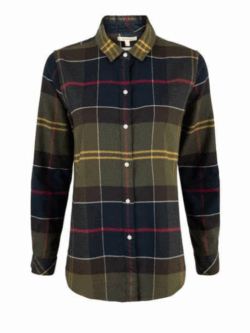 Barbour, Anna shirt, classic tartan, olive