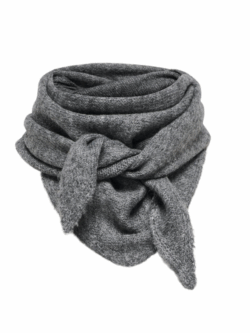 JDYDrea triangular scarf, dark grey