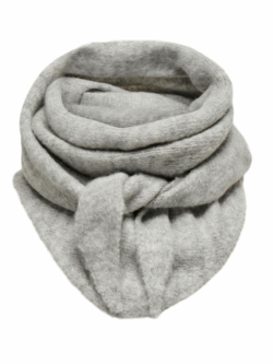 JDYDrea triangular scarf, light grey