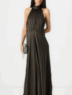 Samsøe Samsøe, Reho dress, Black coffee - L