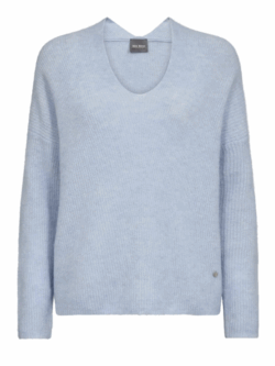Mos Mosh, Thora v-neck knit, eventide