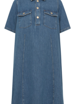 Mos Mosh, Biba east dress, mid blue