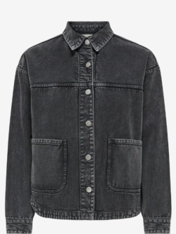 JDY, Noma shacket, Dark grey denim