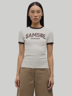 Samsøe samsøe, Sabond ss t-shirt, Egret