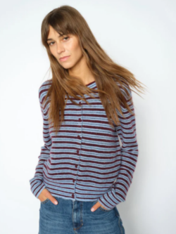 Mos Mosh, Milvi stripe cardigan, Port royale