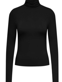 JDY, Sissy highneck top, Black