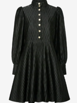 YAS,Ripple dress, Black